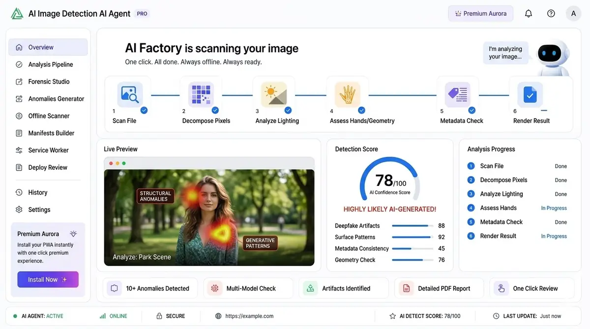 AI focus music generator — example of the AI tool dashboard software